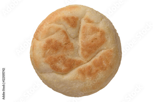 Fresh homemade English muffins for breakfast