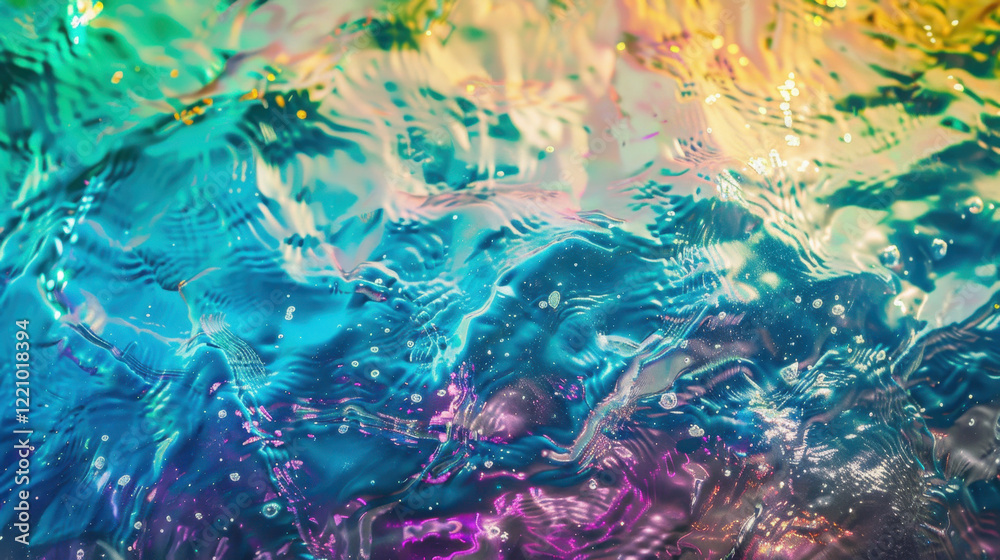 Fototapeta premium holographic rainbow foil