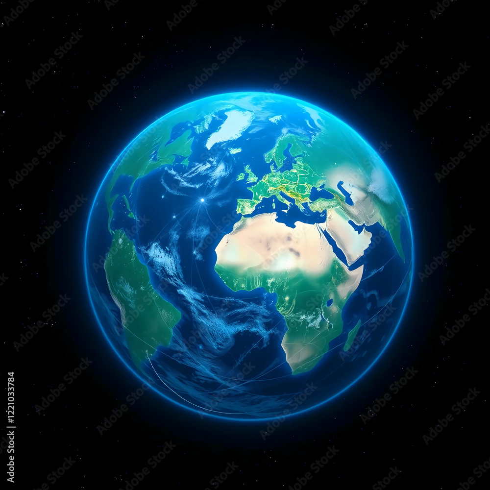 Fototapeta premium earth in space