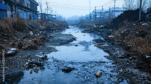 Contaminated landscapes urban river ecosystem and industrial pollution through the lens of environmental photography