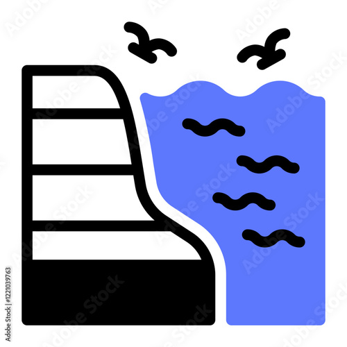 High tide