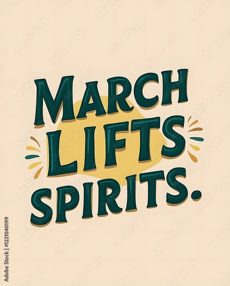 March Lifts Spirits Inspirational Motivational Message March Lifts Spirits Inspirational Motivational Message