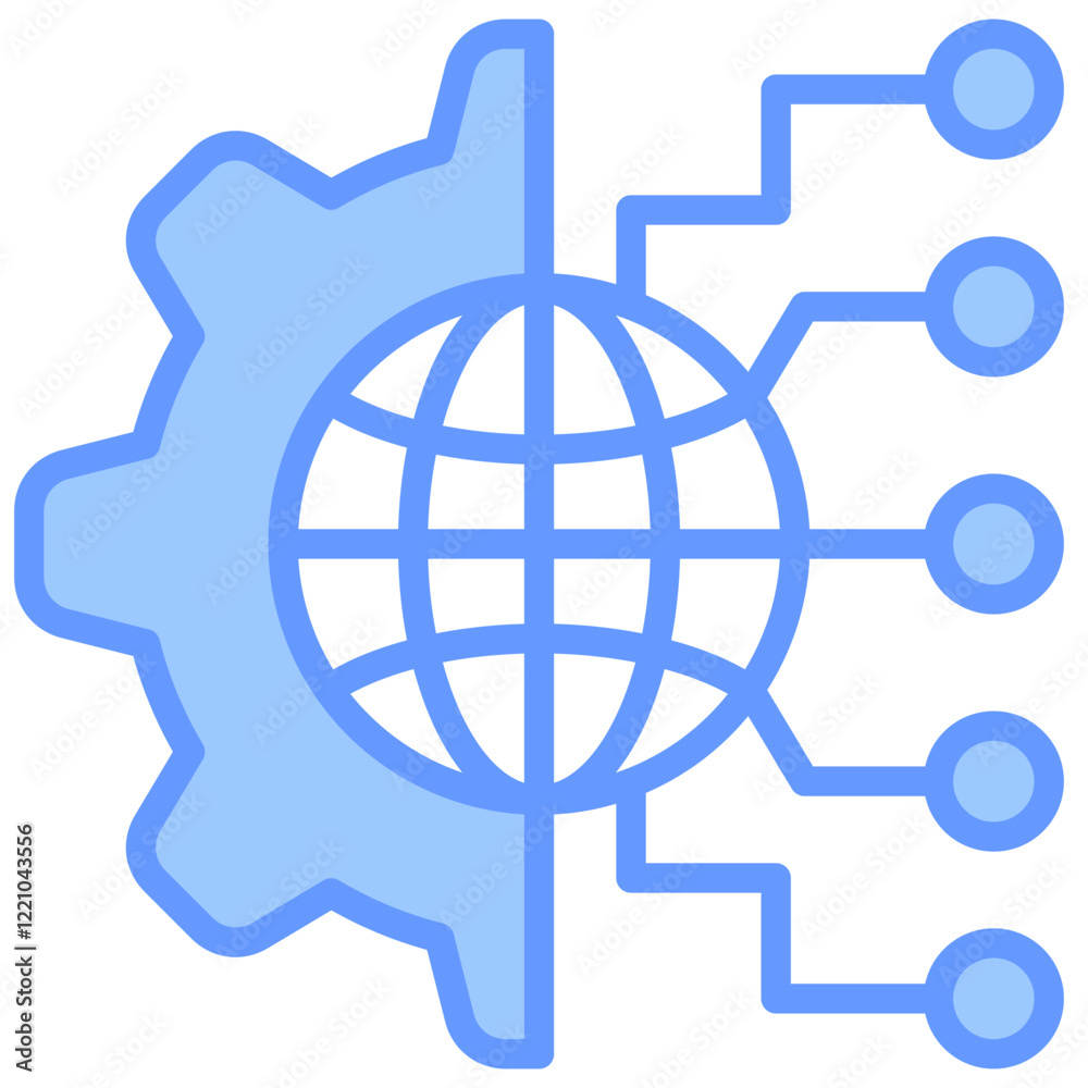 Digitalization Icon Digitalization Icon