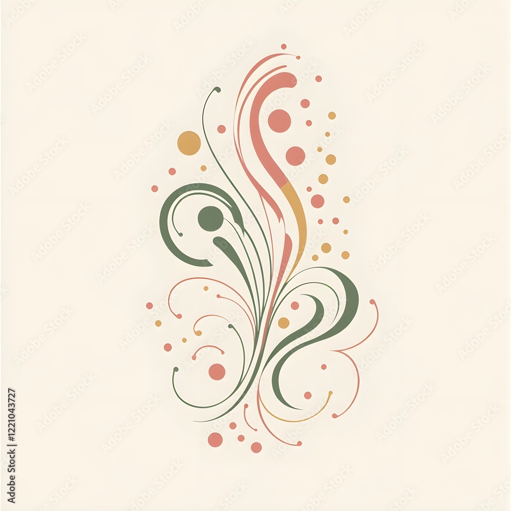 Minimalistic Art Deco Flourish with Elegant Typography and Colors Minimalistic Art Deco Flourish with Elegant Typography and Colors