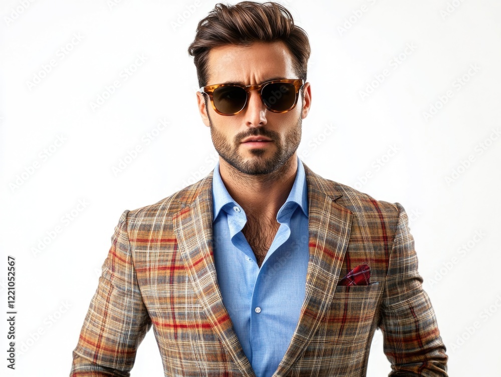 Obraz premium Stylish Man in Suit