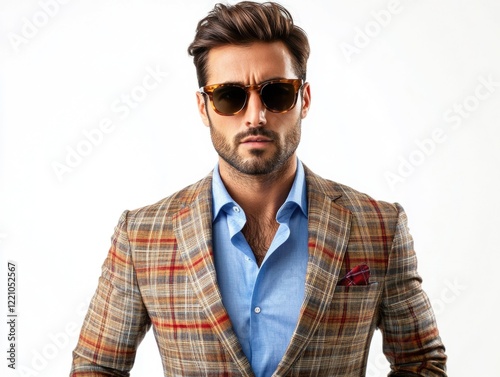 Stylish Man in Suit