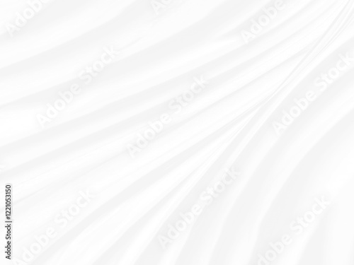 woven fabric clean soft beautiful abstract smooth curve shape decorative fashion textile white background