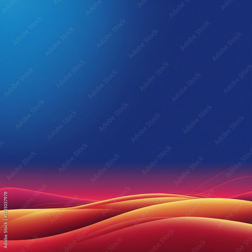 Naklejka premium Abstract Background With Waves