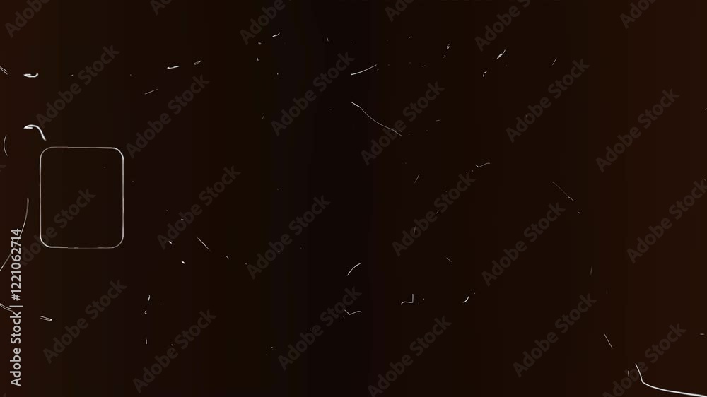 Grunge film. Retro vintage old overlay filter and rolling edge for videos, intros, presentations, memories and visual effects. High quality 4k footage