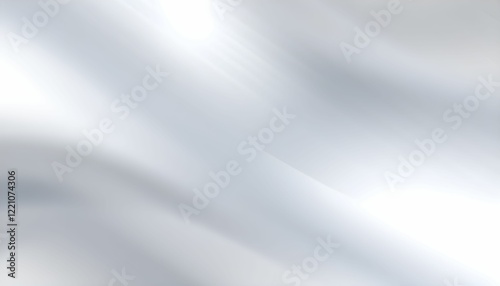 Smooth metallic surface, brushed aluminum texture, soft ripples, flowing curves, reflective material, matte finish, monochromatic gray, minimalist design, abstract background, subtle gradients