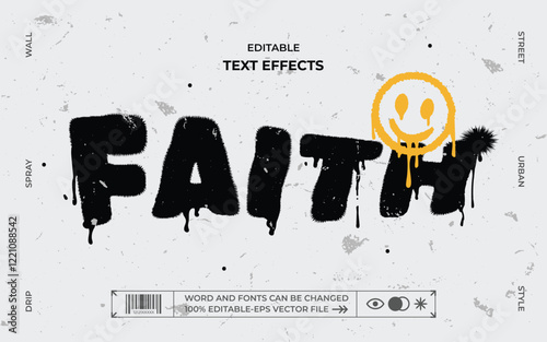 Modern Vibes text effects. Brutalism text effects