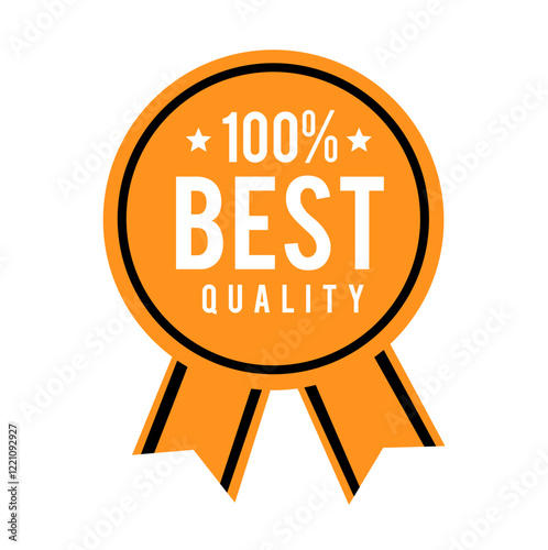 Sticker labelling brand quality sticker 