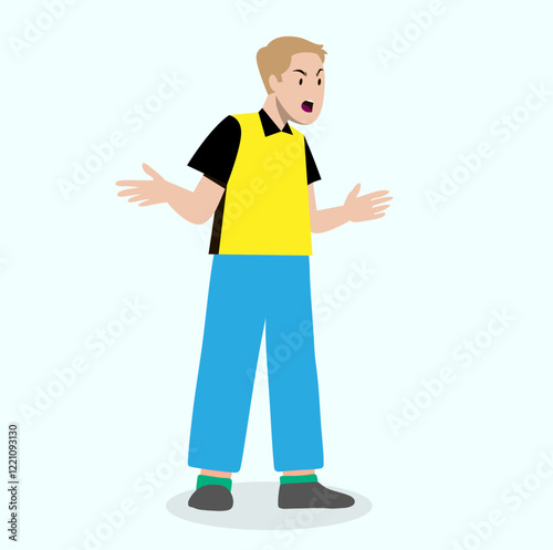 People quarrelling with each other, sad or laughing