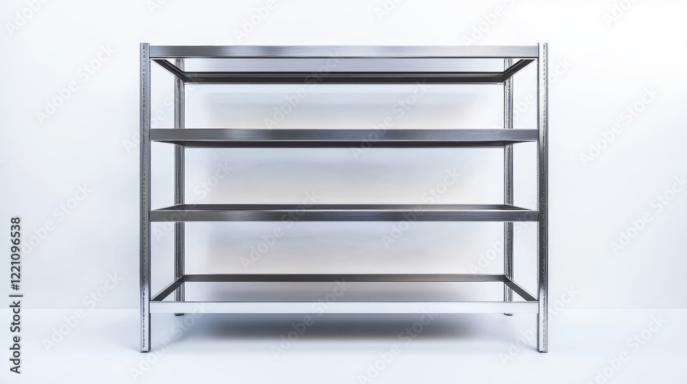 Industrial Metal Storage Rack for Organization and Display
