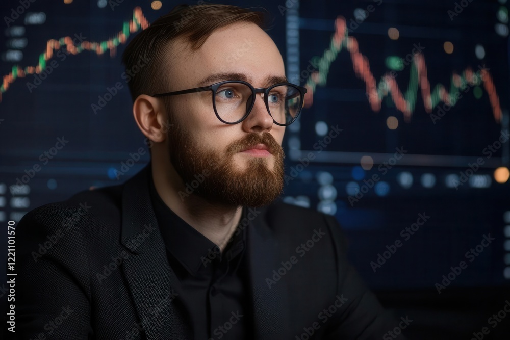 Analyst working with multi-dimensional graphs, optimizing statistical outputs, digital screens filled with numbers and charts Analyst working with multi-dimensional graphs, optimizing statistical outputs, digital screens filled with numbers and charts