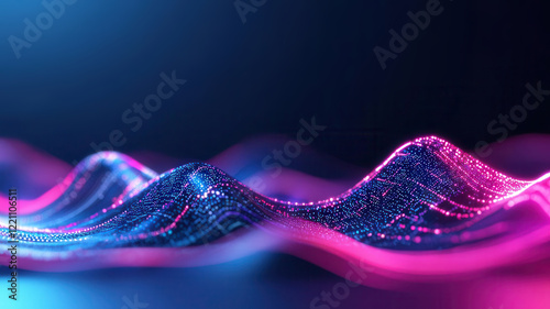 AI-driven data analysis tools optimizing large datasets, digital holograms of graphs and statistical trends, futuristic data science