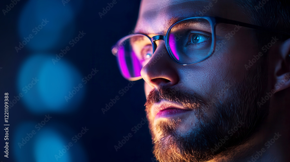 Data analyst interacting with complex visual models, real-time statistical optimization, multi-layered data insights, high-tech office Data analyst interacting with complex visual models, real-time statistical optimization, multi-layered data insights, high-tech office
