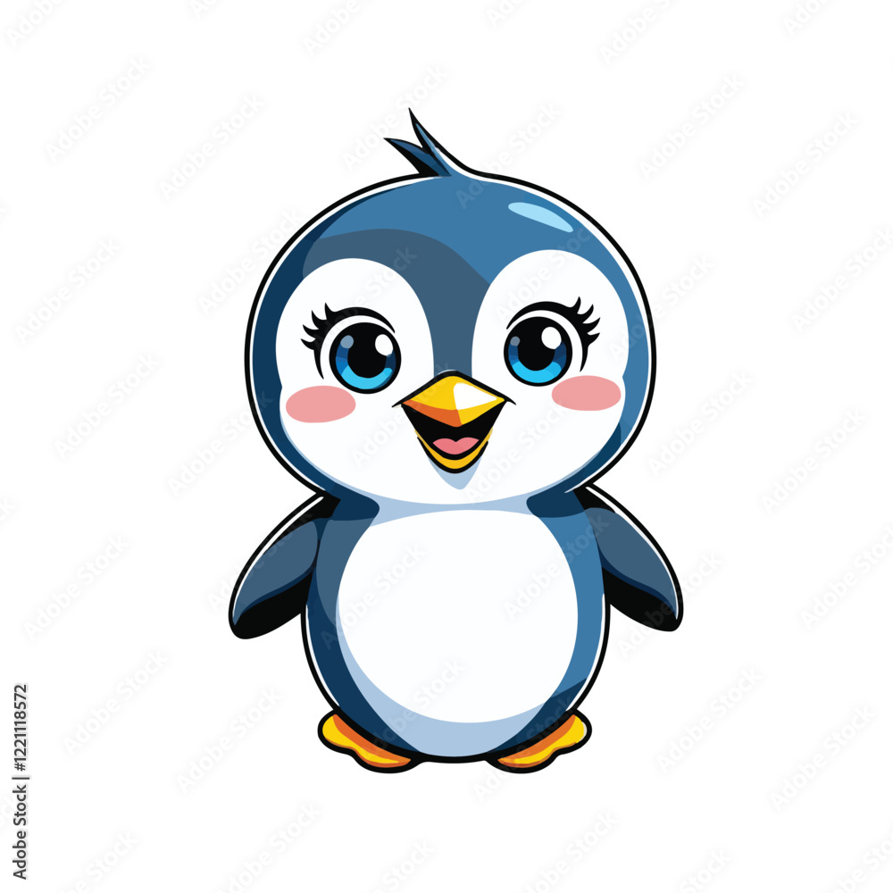 Obraz premium penguin vector illustration design, penguin vector