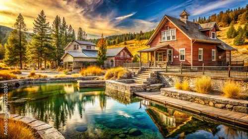 Vintage Soda Springs Idaho: Retro Charm of a Historic Idaho Town photo