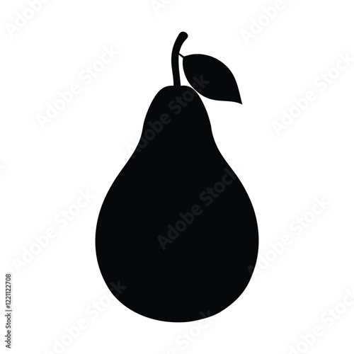 pear isolated on white background