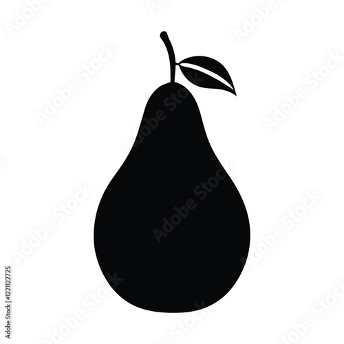 pear isolated on white background