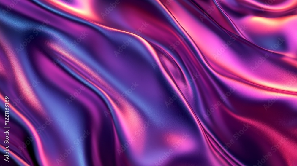 Fototapeta premium A purple fabric with a shiny, metallic sheen