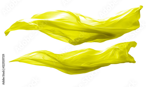 cut fabrics, transparent background, photo editing