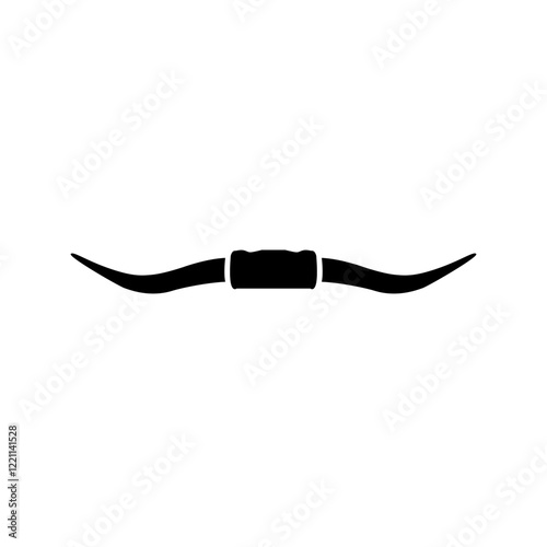 Longhorn icon illustration design template