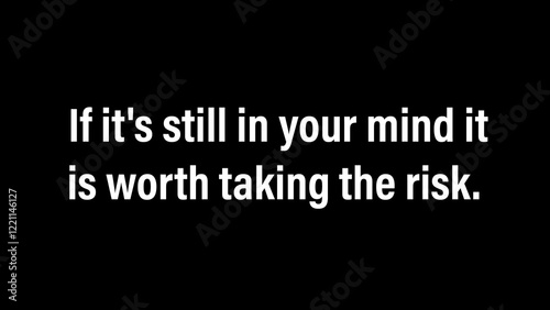 Inspirational motivational quote