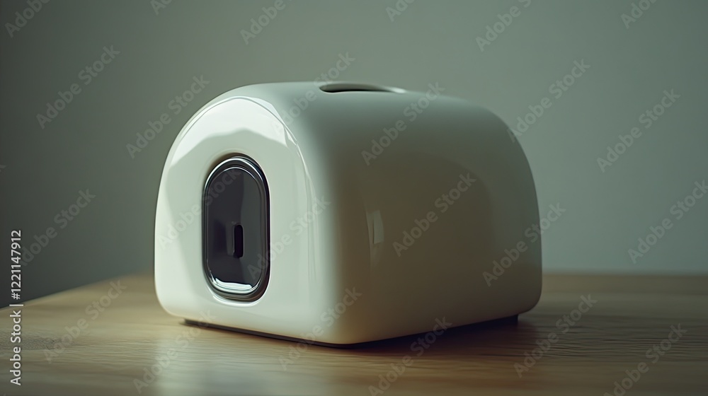 Modern White Ceramic Tissue Box Dispenser