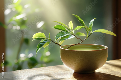 Green Tea And Juice
