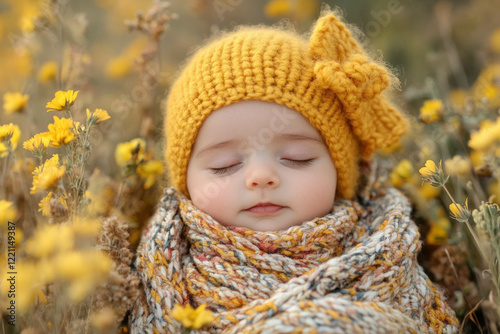 Newborn In Spring
