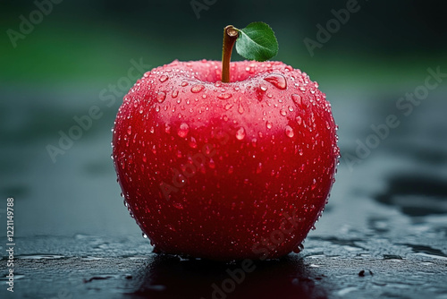 Red Apple Background