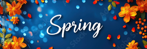 Spring Header Text