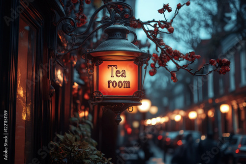 "Tea Room" Sign