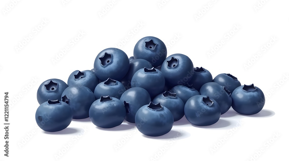 Fresh Blueberries Pile Juicy Berries Healthy Food Fresh Blueberries Pile Juicy Berries Healthy Food