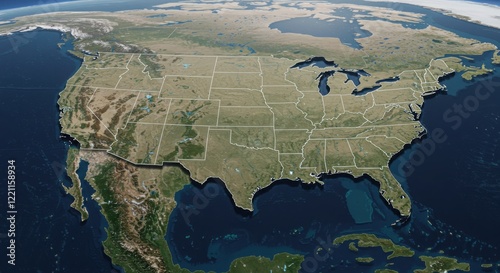 usa map with map of usa, us map, united states map, map of us, map of united states, america map state illustration