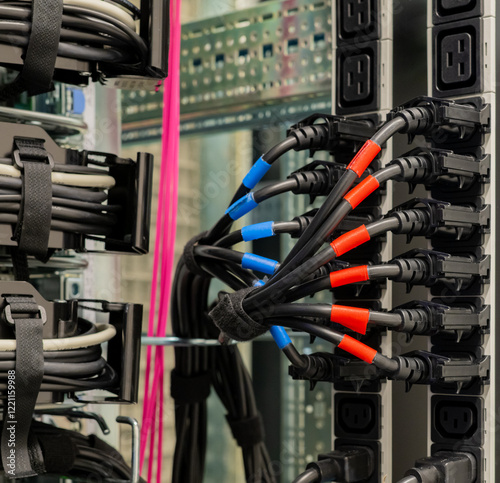Power Distribution Unit PDU IT-Stromverteilung Steckerleisten für Server Stromanschluss im Serverrack