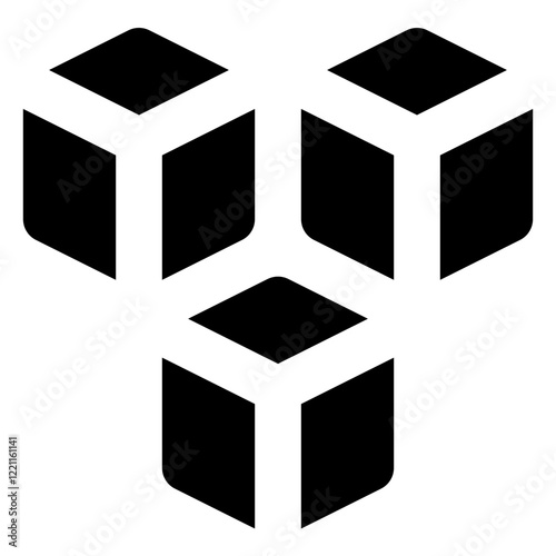Blockchain Network Glyph