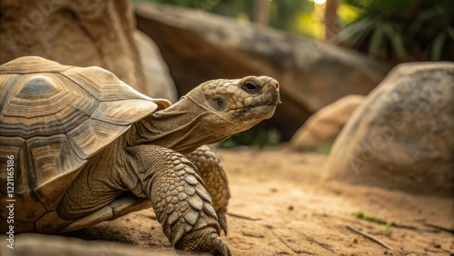 Close-up Tortoise Portrait ...