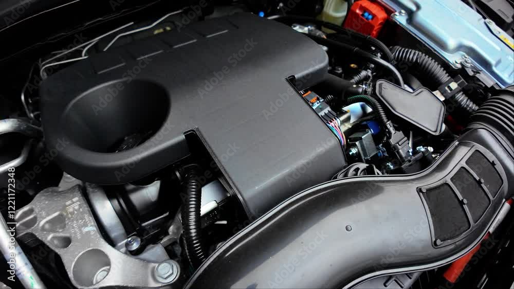 Moteur hybride voiture