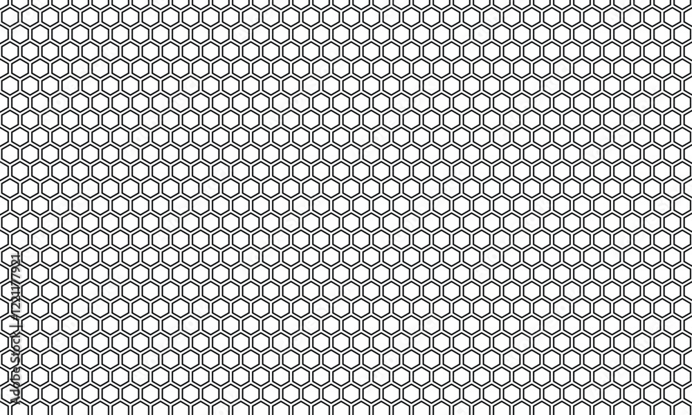 abstract outline honeycomb pattern suitable for background.