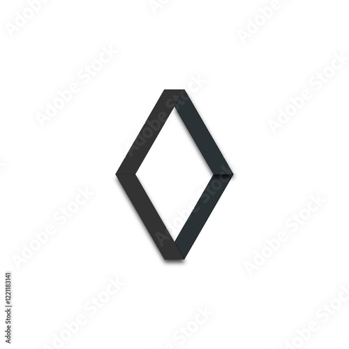 A Cube With A Hole In The Middle Forms A Rhombus