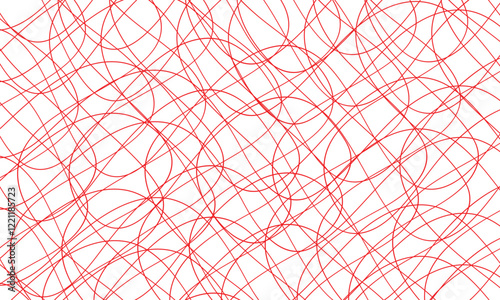 abstract red chaotic lines design suitable for background.