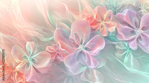 lovely and beautiful and luxury flower background, beautiful flowers with soft watercolor shades, abstract beautiful and lovely vibrant and colorful floral arrangement with flowers.