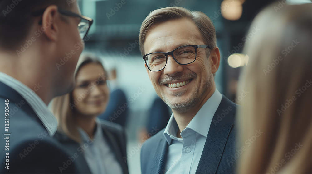 Portrait and smile of business people in office together for friendly introduction or welcome Portrait and smile of business people in office together for friendly introduction or welcome