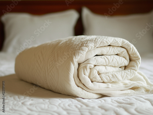 Breathable cooling blanket with moisture-wicking properties
 photo