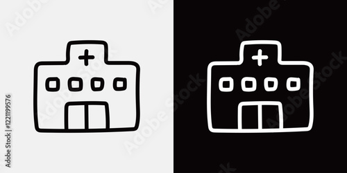 手書きの医療アイコンセット