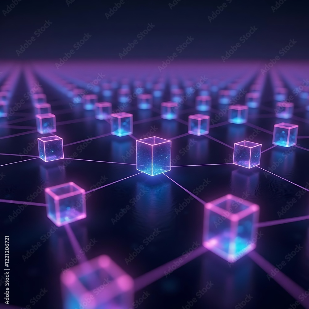 Fototapeta premium Cube Patterns in Grid