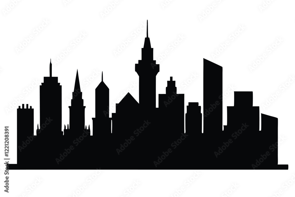 Obraz premium city skyline